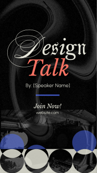 Modern Design Talk TikTok Video Design