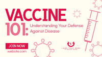 Health Vaccine Webinar Facebook Event Cover Design