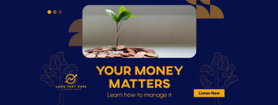 Money Matters Podcast Facebook cover Image Preview