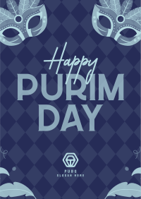 Purim Day Event Flyer Design