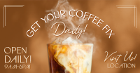 Coffee Pickup Daily Facebook Ad Design
