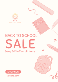 Back to School Sale Flyer Image Preview