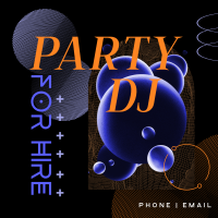 Party DJ Instagram Post Design