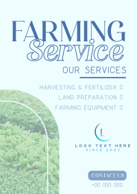 Farmland Exclusive Service Poster Design