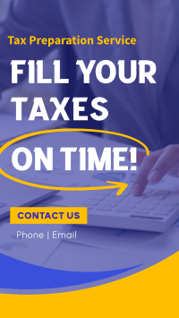 Fill Your Taxes TikTok video Image Preview