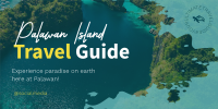 Palawan Travel Guide Twitter Post Design