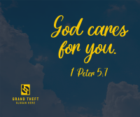 God Cares Facebook Post Design