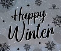 Simple Winterly Greeting Facebook post Image Preview