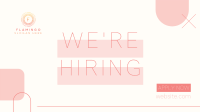 Modern Minimalist Hiring Facebook event cover Image Preview