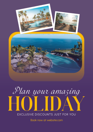 Plan your Holiday Flyer Image Preview