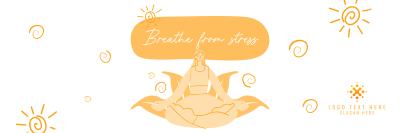 Breathe From Stress Twitter header (cover) Image Preview