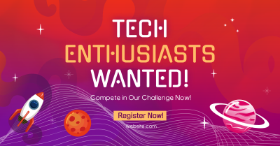 Cosmic Tech Enthusiasts Facebook ad Image Preview