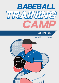 Home Run Training Poster Design