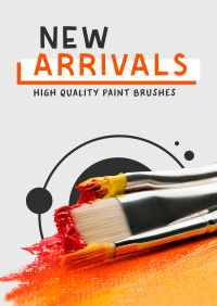 Paint Brush Arrival Poster Image Preview