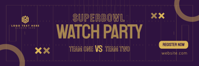 Super Bowl Touchdown Twitter header (cover) Image Preview