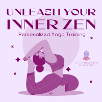 Quirky Yoga Unleash Your Inner Zen Instagram post Image Preview