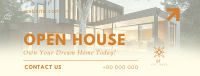 Modern Open House Today Facebook Cover Image Preview