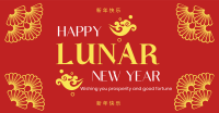 Good Fortune Lunar Year Facebook Ad Design