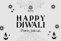 Happy Diwali Party Ideas Pinterest board cover Image Preview