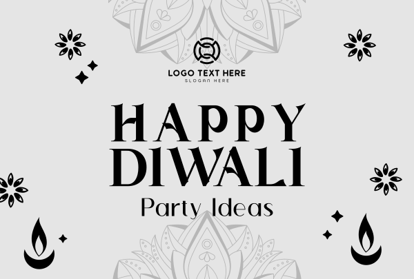 Happy Diwali Party Ideas Pinterest Cover Design Image Preview