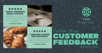 Modern Coffee Shop Feedback Facebook ad Image Preview