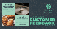 Modern Coffee Shop Feedback Facebook Ad Design