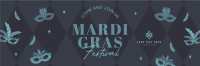 Mardi Gras Festival Twitter header (cover) Image Preview