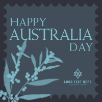 Golden Wattle Stamp Instagram Post Preview