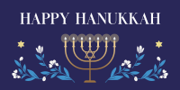 Hanukkah Candles Twitter post Image Preview