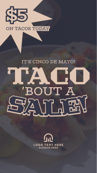 Cinco De Mayo Taco Instagram story Image Preview