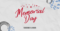 Memorial Day Doodle Facebook Ad Design