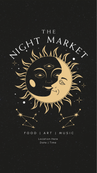 Sun & Moon Market Instagram Story Design