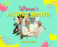 Women History Month Facebook Post Design