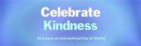 International Day of Charity Twitter Header Image Preview