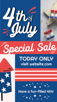 Fourth of July Sale YouTube short Image Preview