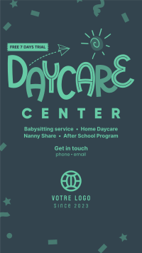 Cute Daycare Instagram Story Design