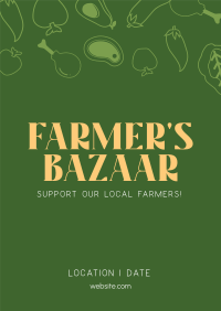 Farmers Bazaar Poster Design