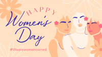 Happy Women's Day Facebook Event Cover Design