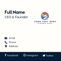  Mythical Creature Unicorn Business Card Design