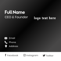 Simple Startup Business Business Card Design