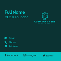 Artificial Intelligence Developer Business Card Design