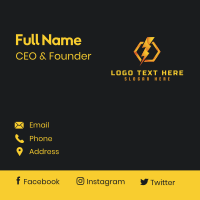 Electric Power Plant Business Card | BrandCrowd Business Card Maker