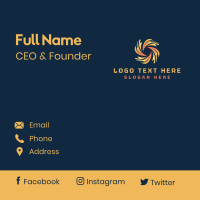 Tech Artificial Intelligence Business Card Design