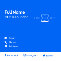 Data Tech Programmer Business Card Design