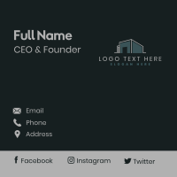 Storage Warehouse Logistics Business Card Design