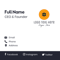 Yellow Window Business Card Design