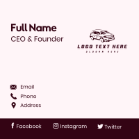 Automotive Garage Vehicle Business Card Design