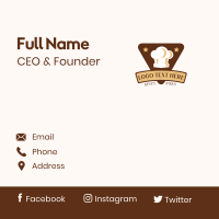 Chef Gourmet Catering Business Card | BrandCrowd Business Card Maker