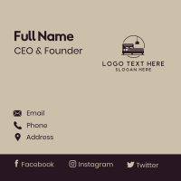 Lamp Bed Furnishing Business Card Design