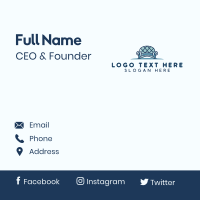 Sofa Armchair Furniture Business Card Design